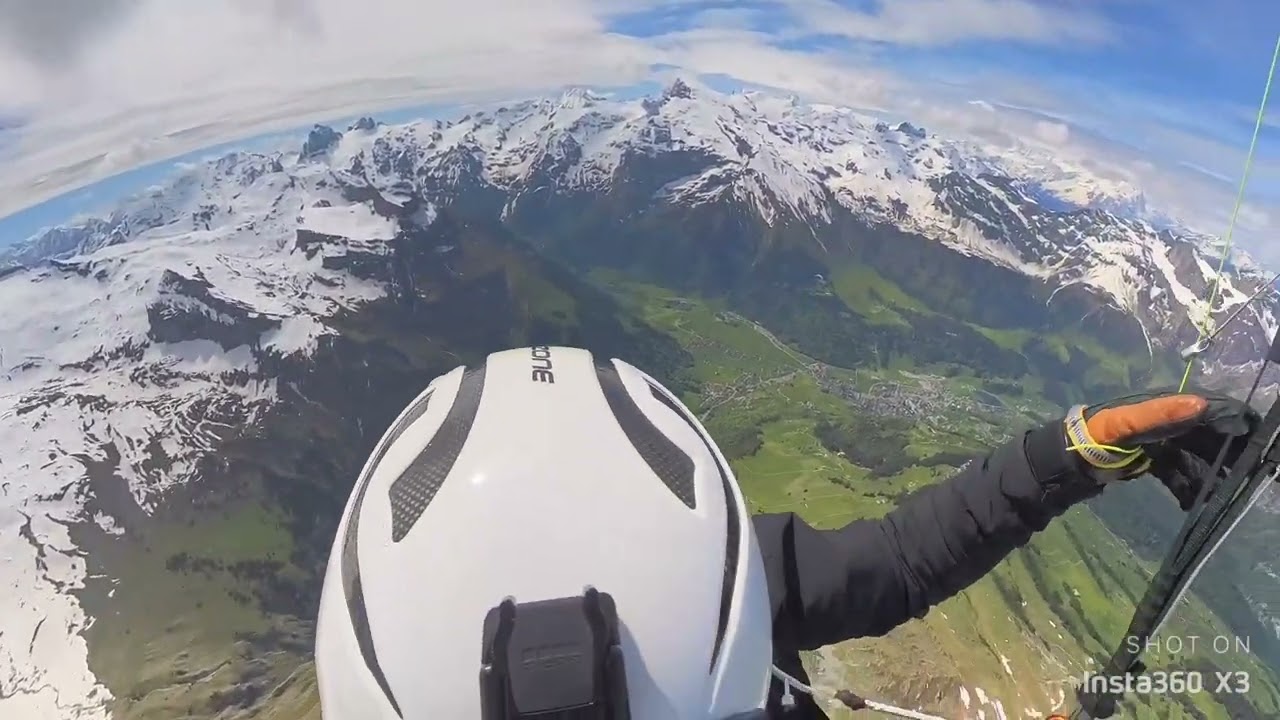 Paragliding Switzerland Engelbergertal  strong conditions 26. Mai 2024