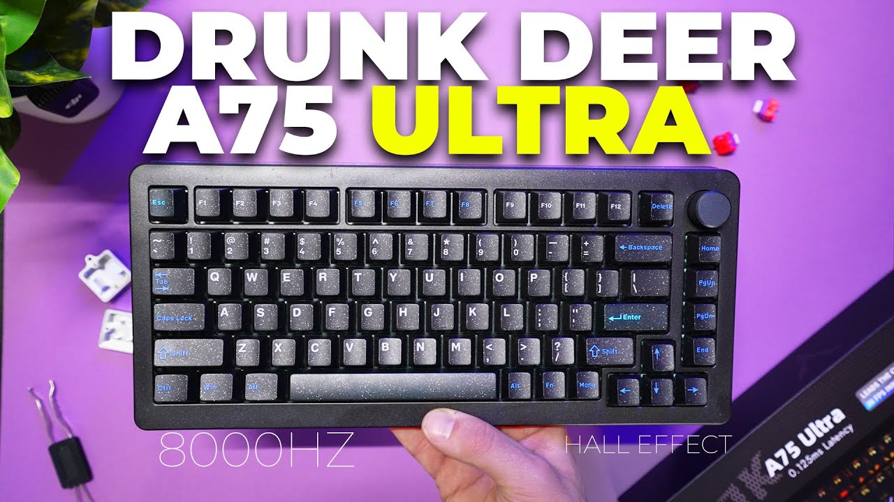 The FASTEST Keyboard for FPS Gaming! (Drunkdeer A75 Ultra Review)