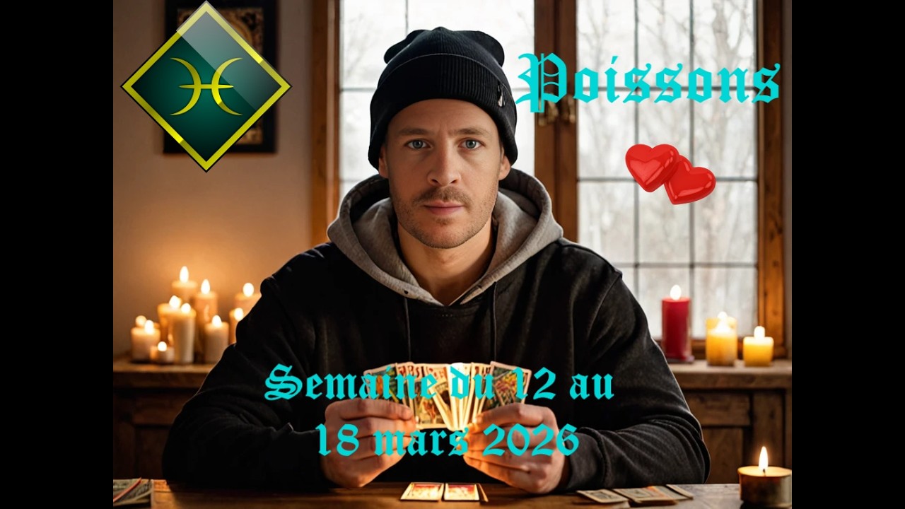 ❤️Poissons❤️ 12 au 18 mars 2026 - Retour annoncé, il/elle sort de sa zone de confort