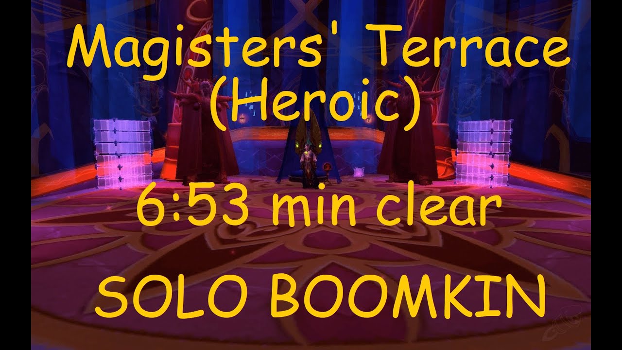 MGT HC - solo boomkin sub 7 min clear - wotlk classic (phase 1)