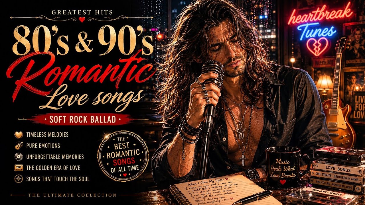 🎸 Greatest Hits Romantic Love Songs 💖 Love Songs 80's 90's - Soft Rock Ballads - Playlist Vol. 316