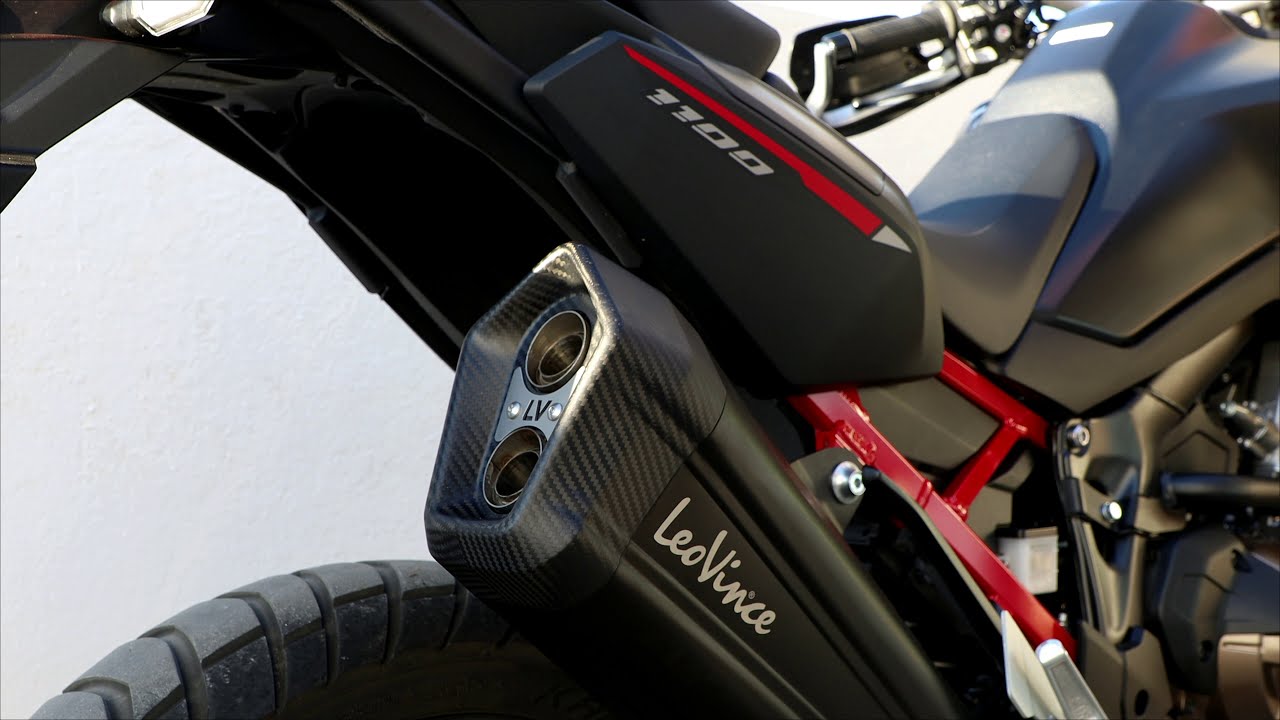 Honda CRF 1100 Africa Twin LeoVince LV-12  Vs  Stock Exhaust