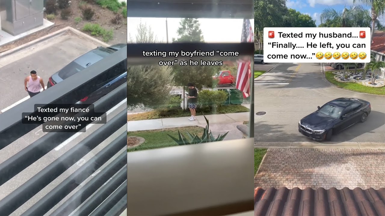 HE'S GONE YOU CAN COME OVER NOW - Best Couple Pranks part2 Compilation