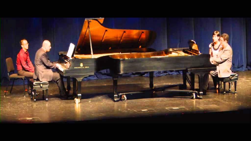 Piazzolla - Libertango for two pianos at the Lied Center | Daniel Cunha & Evangelos Spanos
