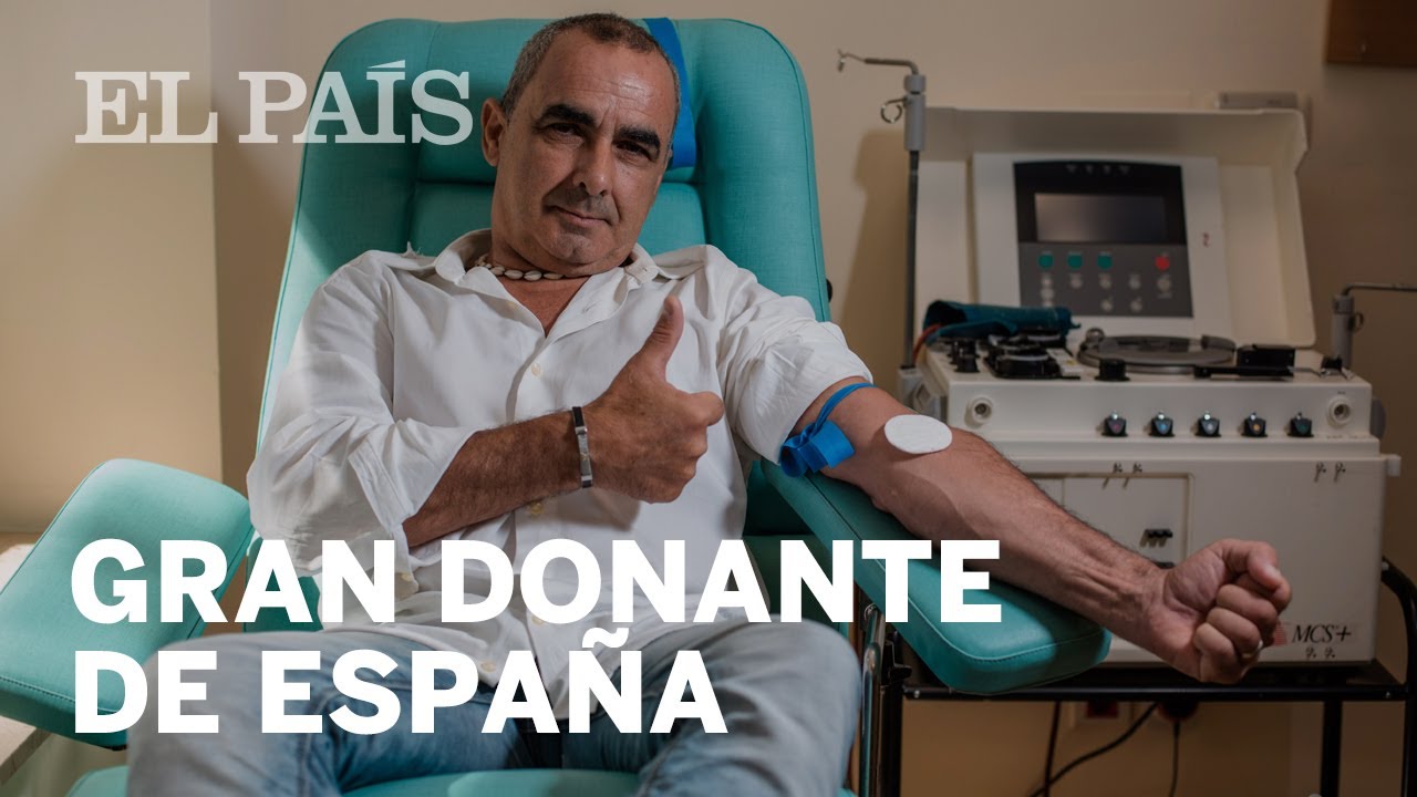 El MAYOR DONANTE DE SANGRE de España | Diario de España