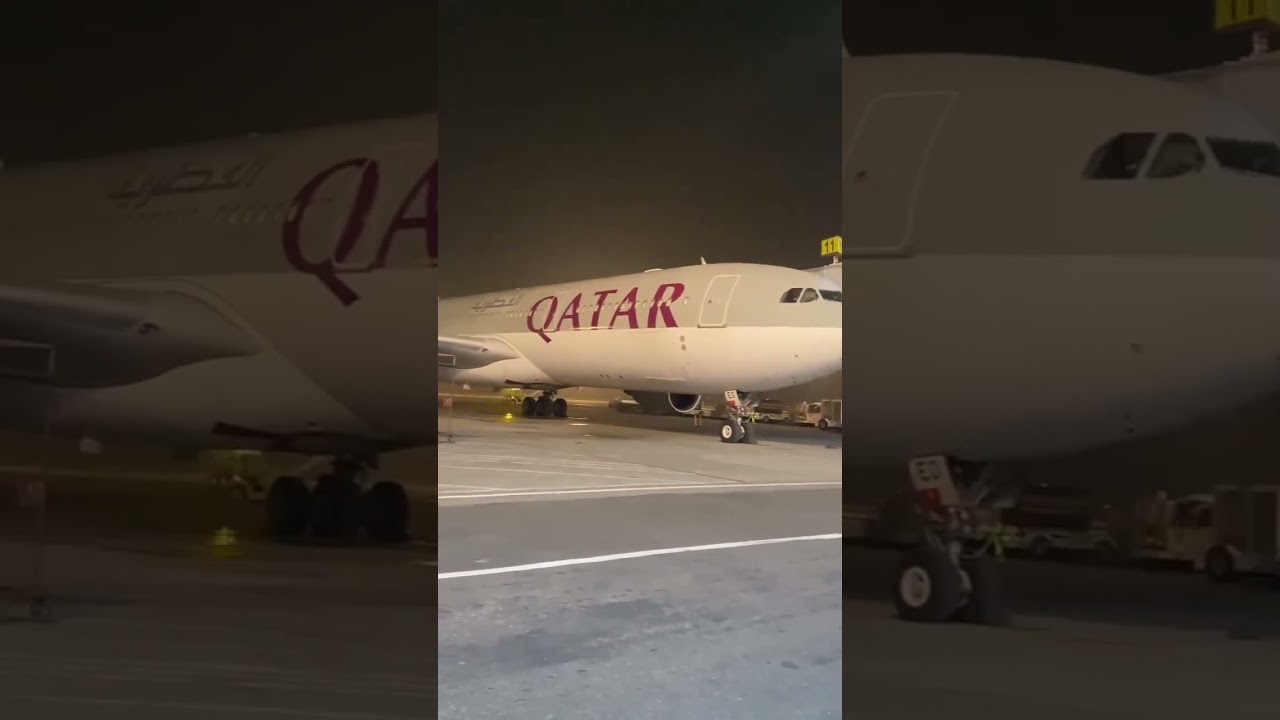 Qatar Airways Airbus 330 _ Dhaka international Airport bangladesh 🇧🇩 __boeing boy