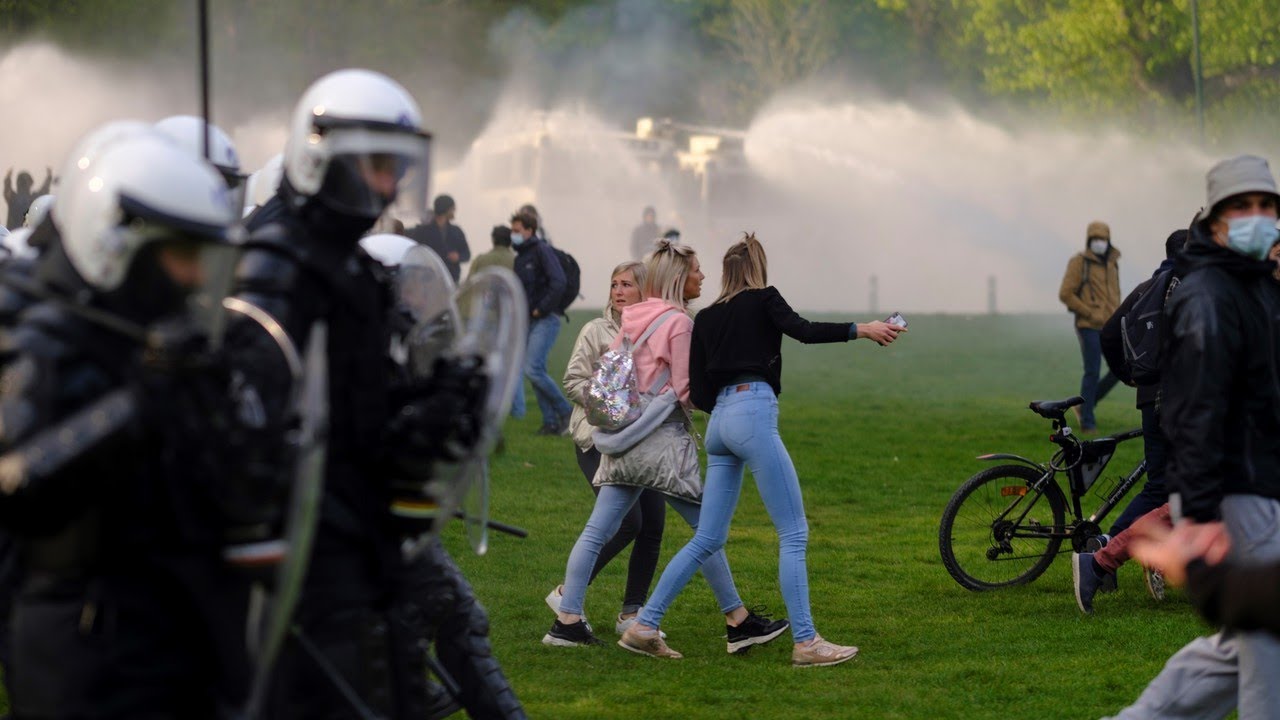 Police shut down Brussels party against COVID-19 restrictions