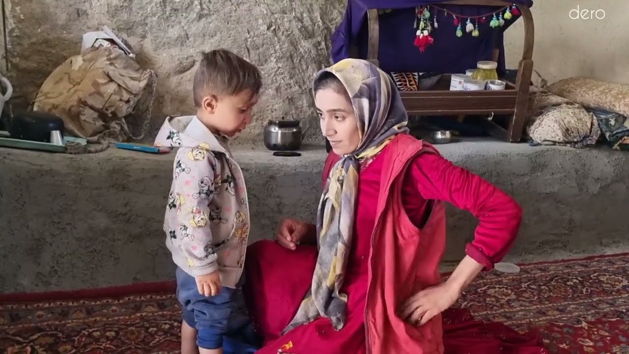 🥘🛖Hajer Repairs the Shelter, Cooks Potatoes & Faces a Tense Argument with Behrooz