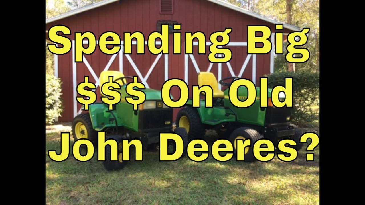 На какие старые садовые тракторы John Deere стоит потратить большие деньги?