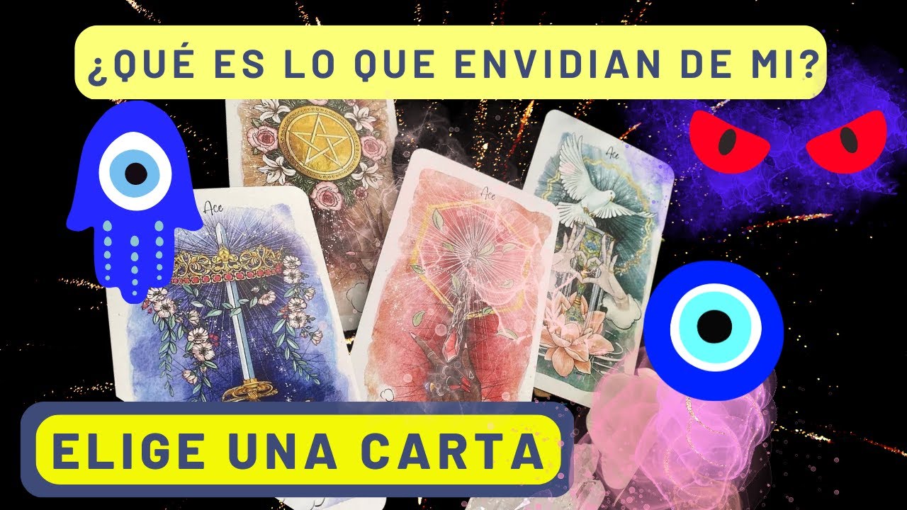 COMO ELIMINAR LA ENVIDIA ⚠️😱👀  ¿QUE ES LO QUE ENVIDIAN DE MI? MUY FUERTE 🚨💥 ELIJE UNA CARTA
