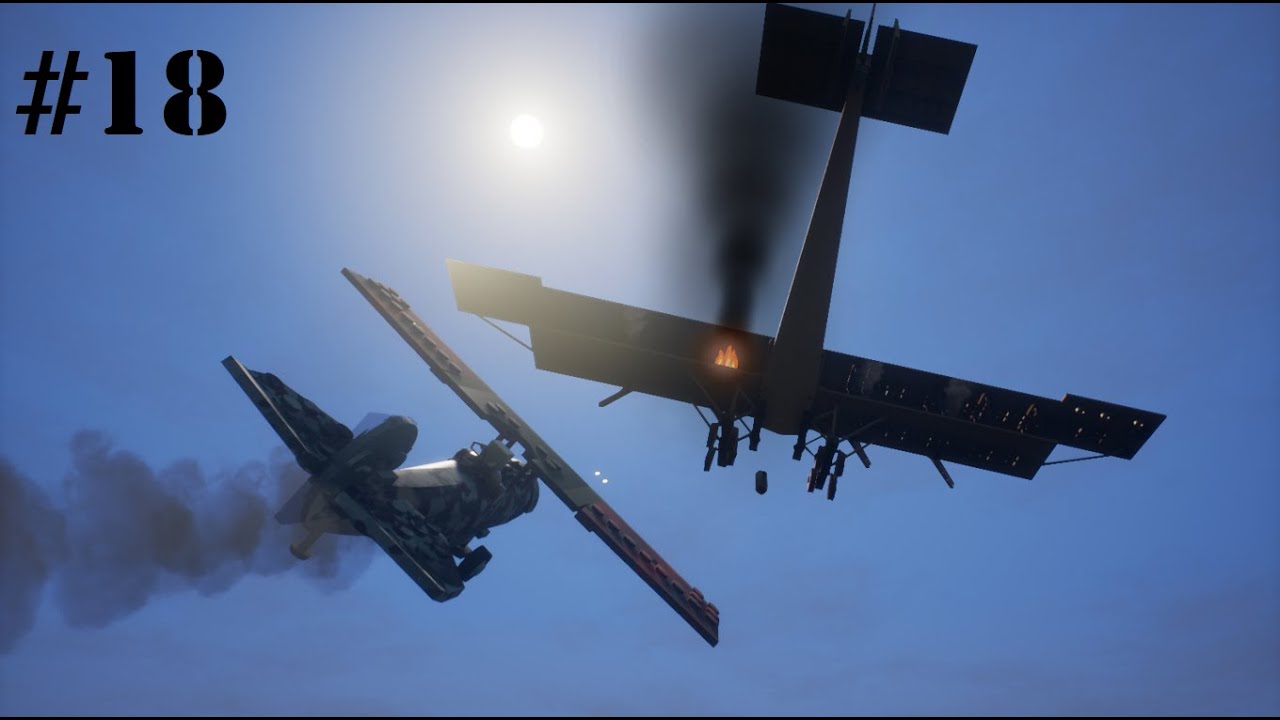 Brick Rigs WW1 softbody Planes dogfight  kills and crashes #18