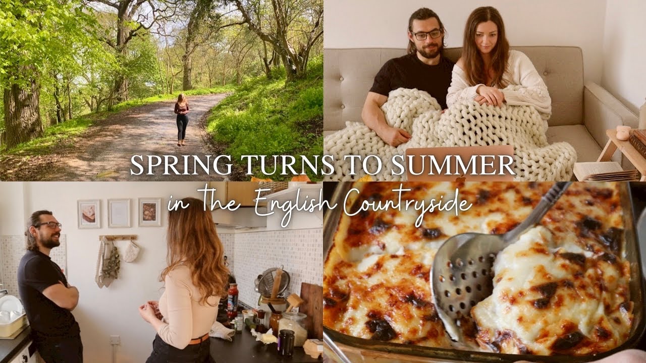Spring turns to Summer ☀️🌿in the English Countryside | Seasonal self care and summer meal idea vlog