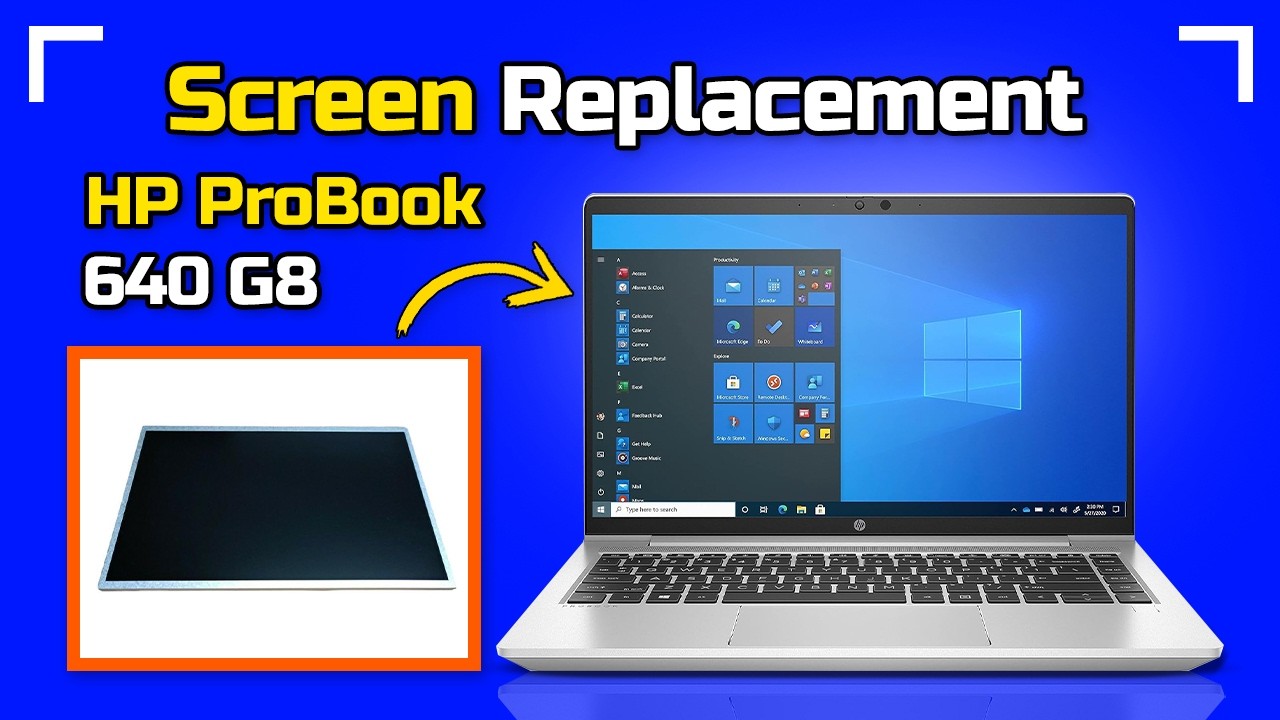 HP ProBook 640 G8 Screen Replacement – Safe & Easy Laptop Display Repair Step by Step ✅