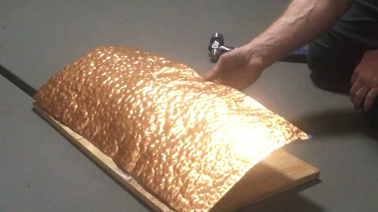 Hammered Copper Cheap and Easy