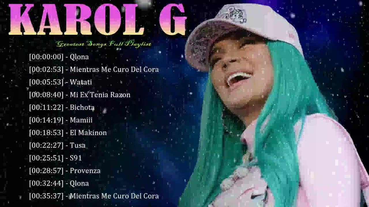 🎤 Karol G – Music perfect for reels, parties, and viral sharing 💫