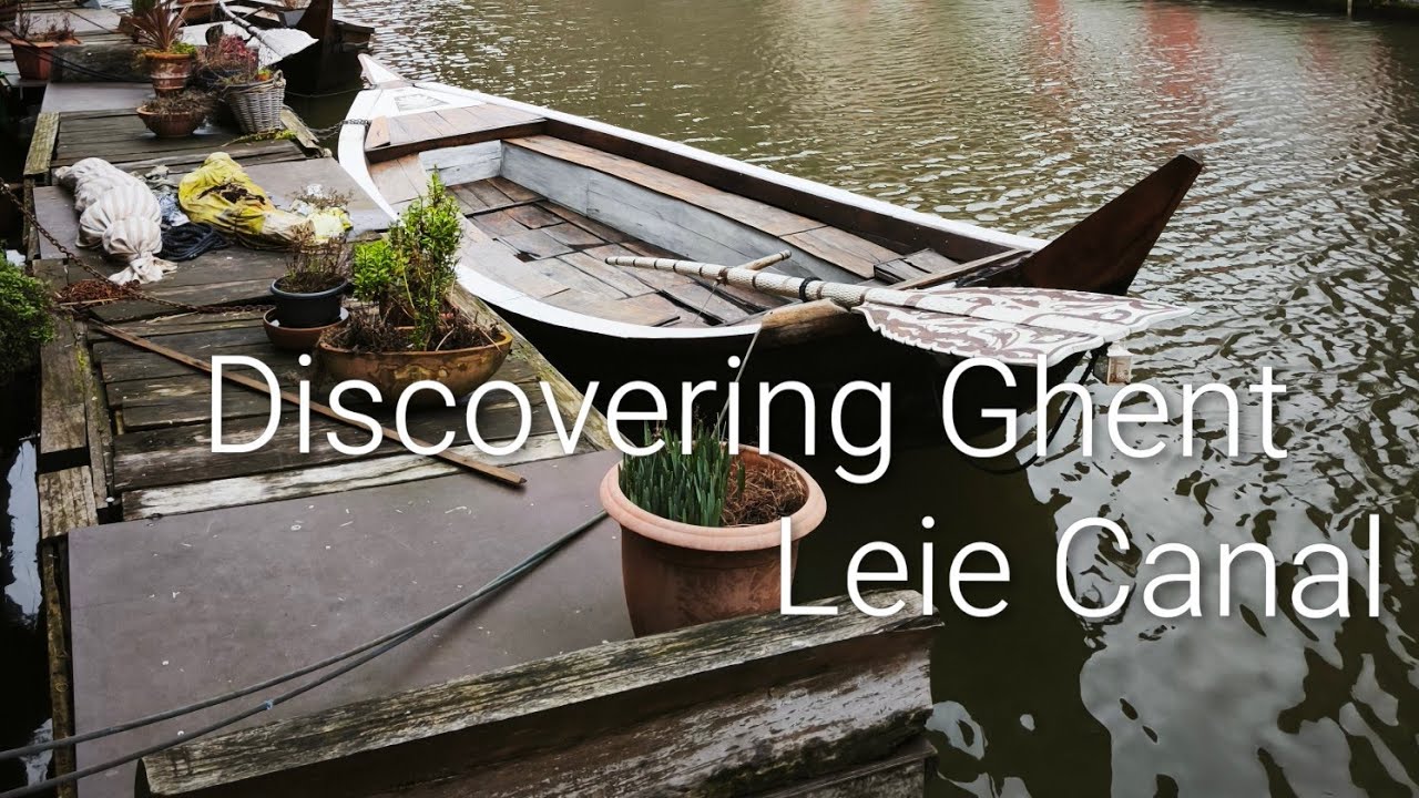 Discovering Ghent from the Leie Canal | Relaxing 4K Tour #Ghent #Gent #Belgium #VisitBelgium #Leie