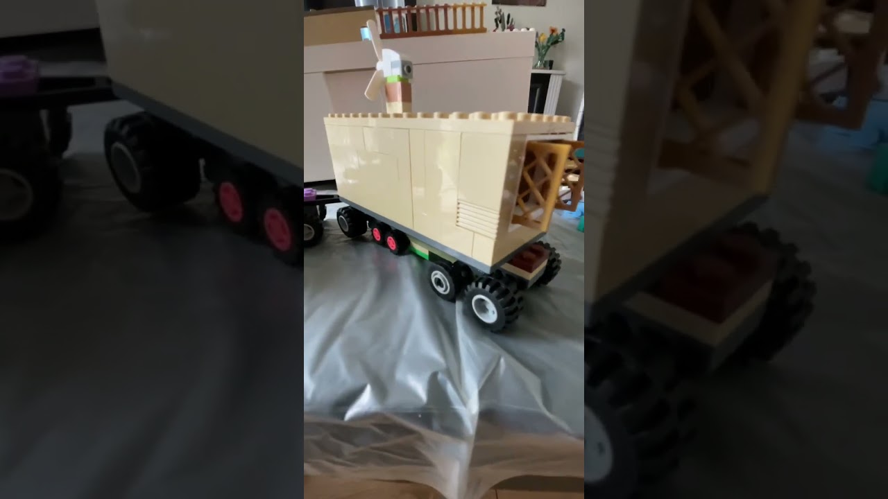 We build 12x12 a Semi Truck from lego parts