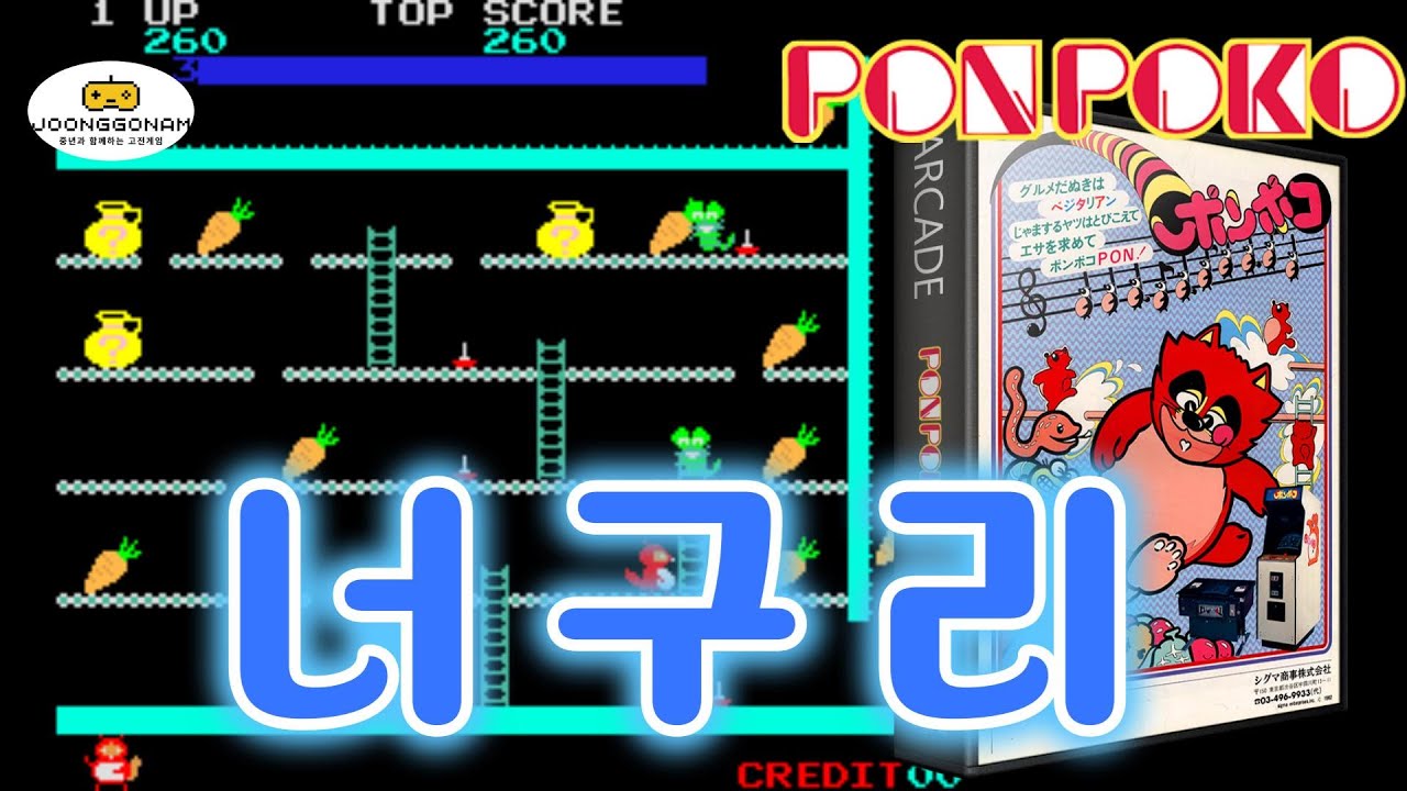 [Arcade]너구리(Ponpoko)