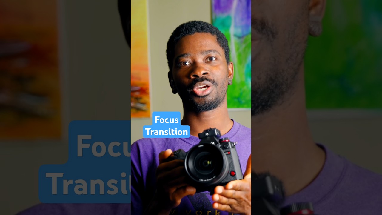 Focus transition on Lumix cameras #lumix #dslr #photography #camera #filmmaking #s1h #video #s1ii