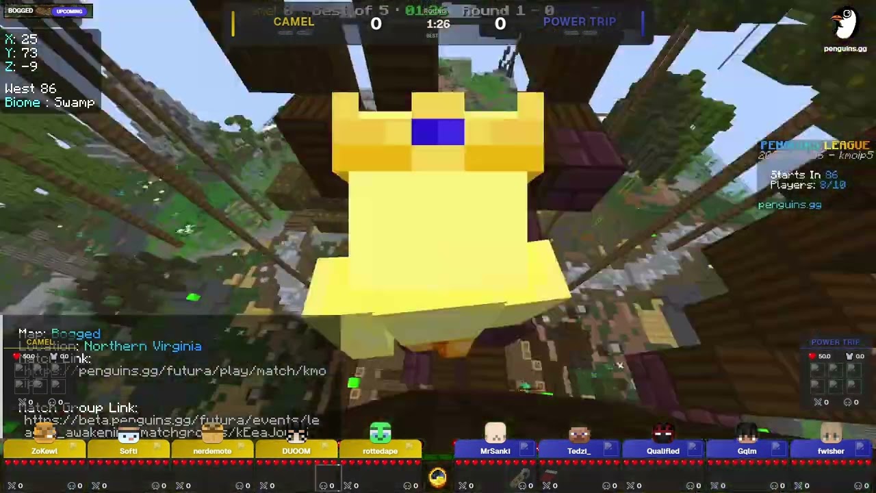 Camel vs Power Trip-=- Penguins League Season 1 -=- !match !casters !discord