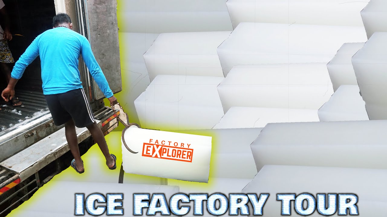 GIANT ICE FACTORY Tour (With English Subtitles) | Factory Explorer