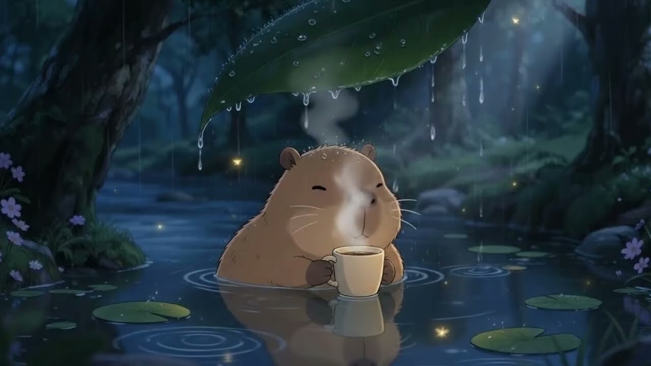 You Did Well Today 🌧️ Rainy Night Coffee Lofi for Study & Relax