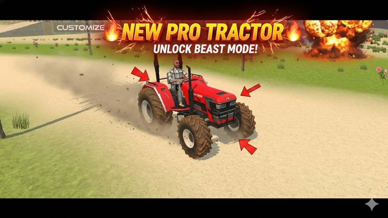 Indian Bike 3D Tractor Farming Adventure | Desi Style Simulation Gameplay | Full-On Masti by Suchit