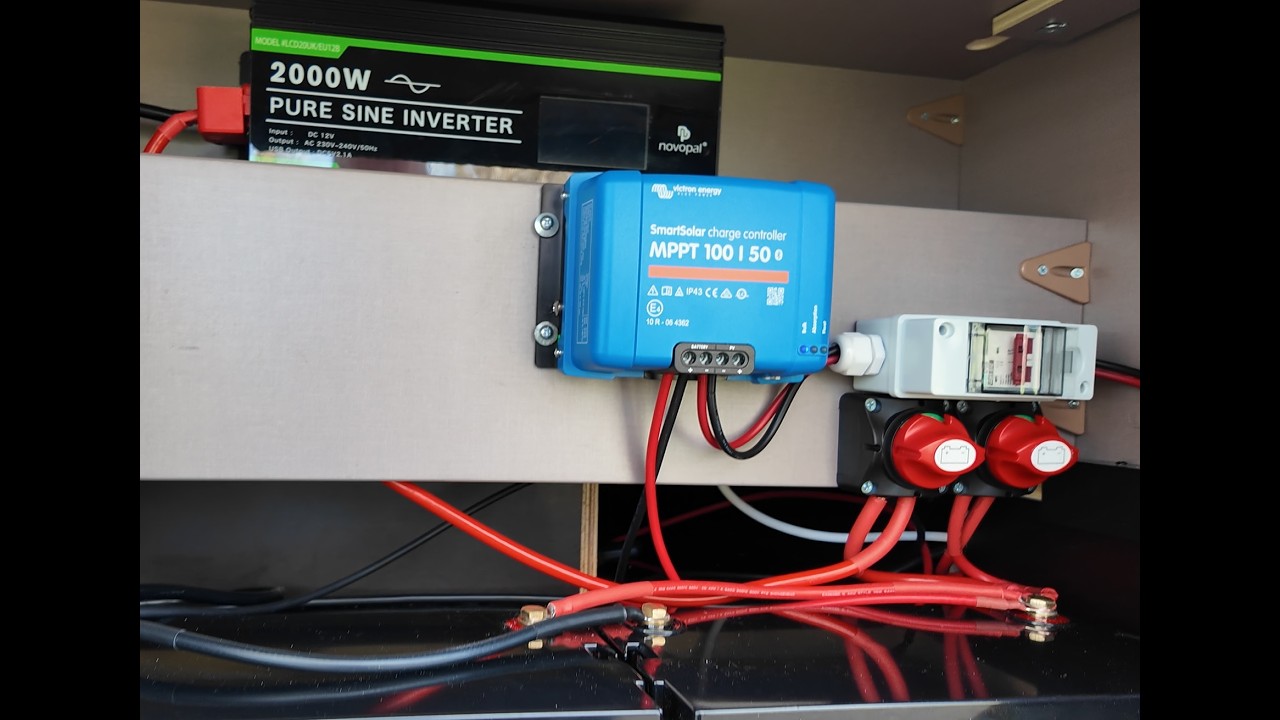 Motorhome Power No Problem!   My Burstner 590 custom power setup 4Kw