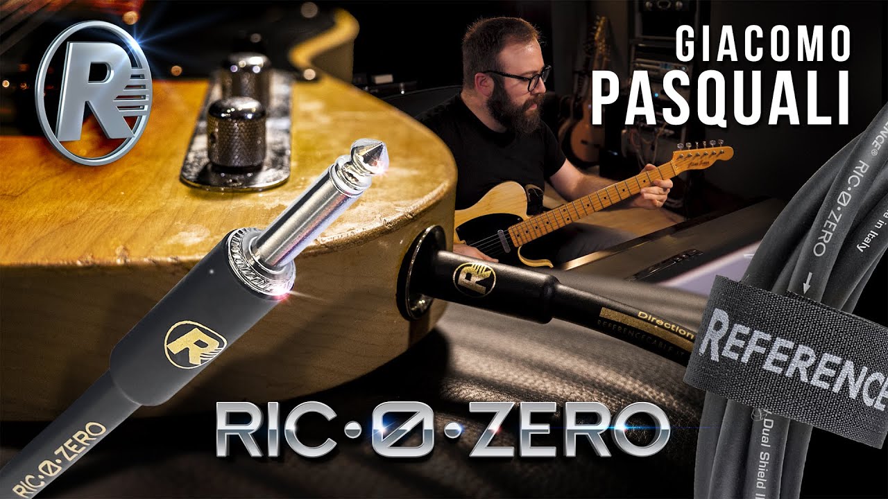 GIACOMO PASQUALI // Reference® RIC-0-ZERO guitar cable // 4K (ITA - Sub ENG)
