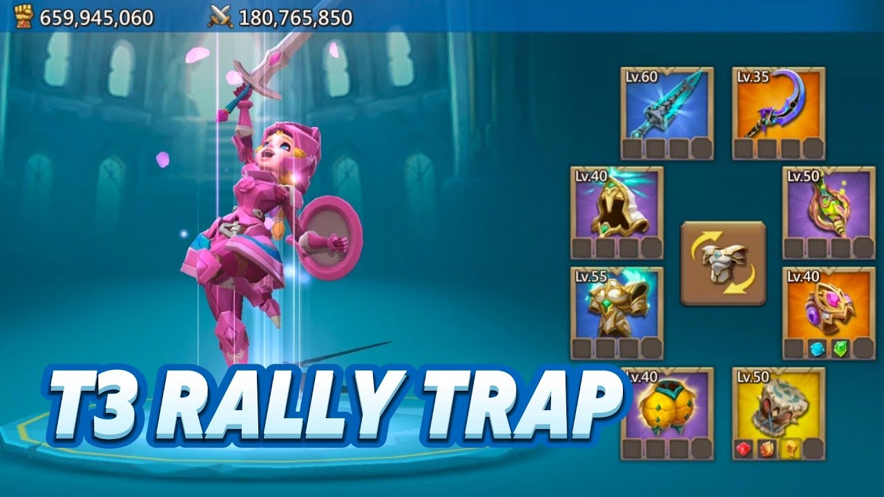 Deadly T3 Rally Trap DESTROYS Mixed Rallies IN Fake Gear! Lords Mobile