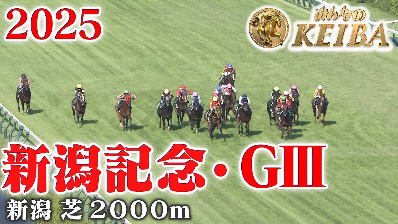 【新潟記念・GⅢ】新潟記念 新潟 芝 2000m 2025 レース  【みんなのKEIBA】