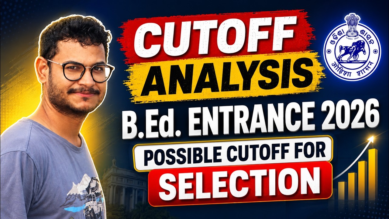 B.Ed. ENTRANCE 2026 || CUTOFF ANALYSIS || SAFE SCORE || #bed_entrance #cutoff #exam