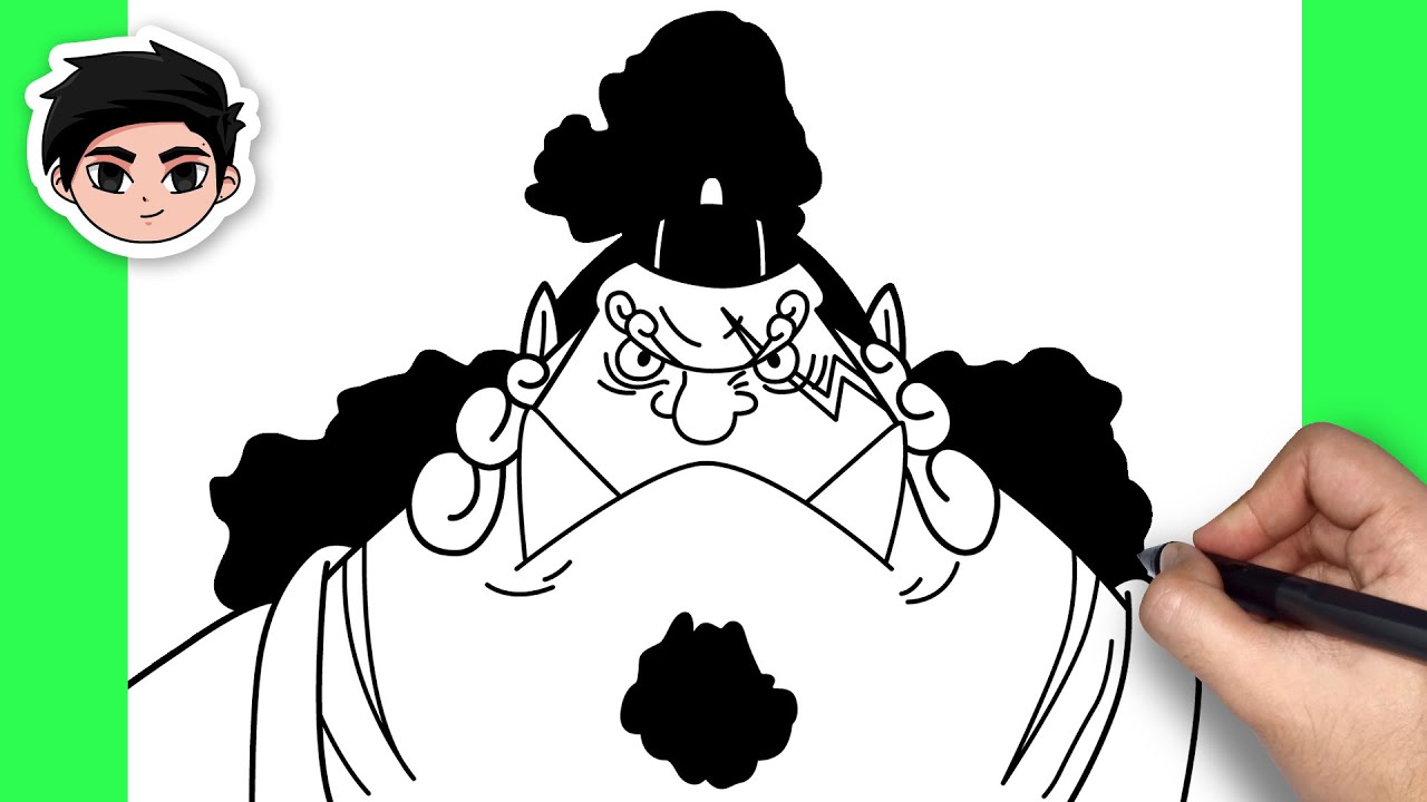 Como Desenhar Jinbe (One Piece)