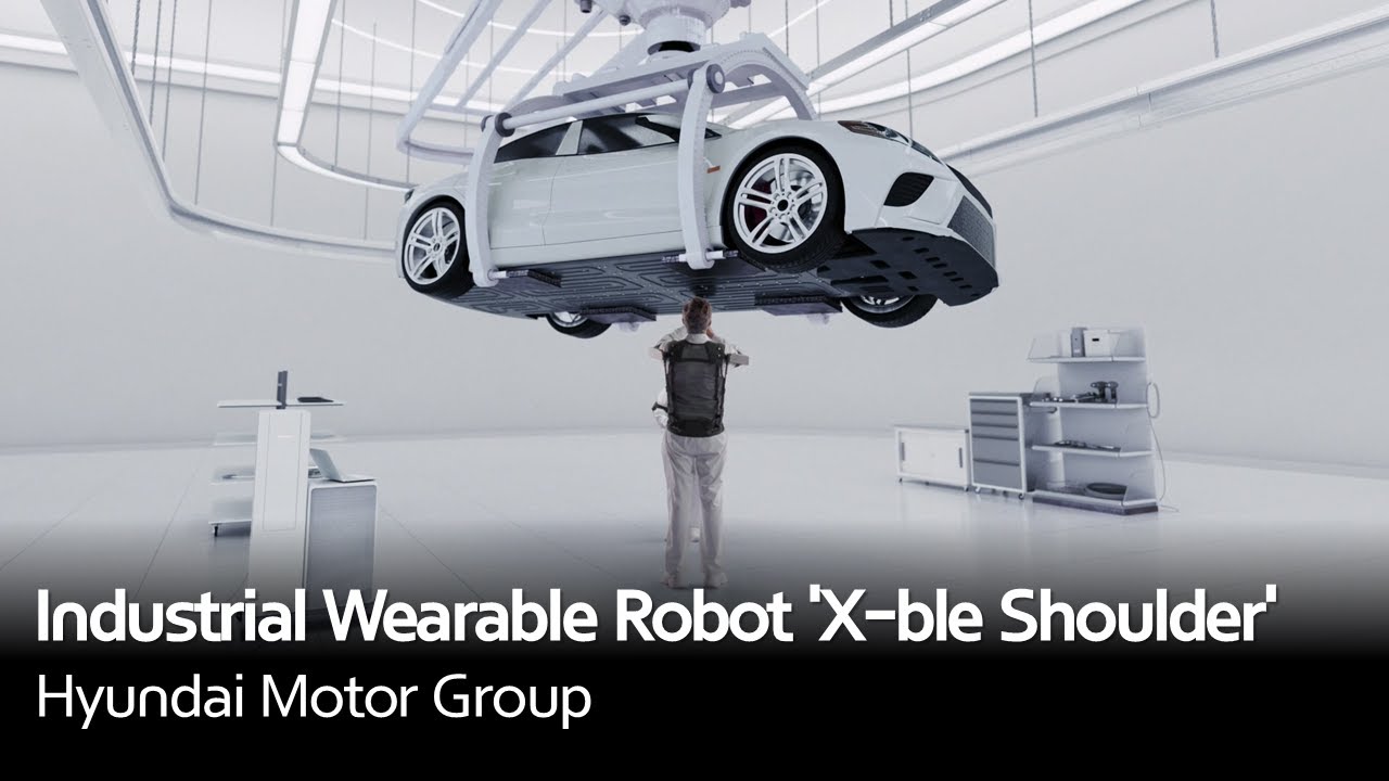 Introducing Industrial Wearable Robot 'X-ble Shoulder' | Hyundai Motor Group