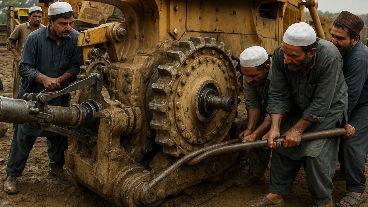 Restoration Komatsu Final Drive Assembly || How final Drive & idler Wheel Repairing