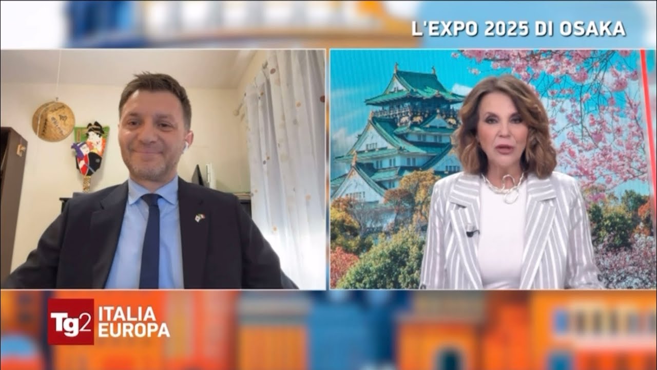 INAGURAZIONE EXPO OSAKA 2025 - LA MIA INTERVISTA AL TG2 RAI