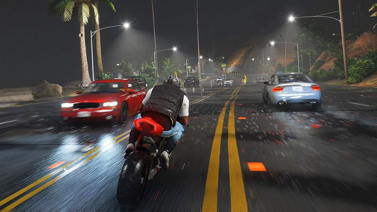 GTA5 Next-Gen Enhancement Graphics Mod With Ultra Ray Tracing 4K60FPS Gameplay On RTX 3080 Maxed Out