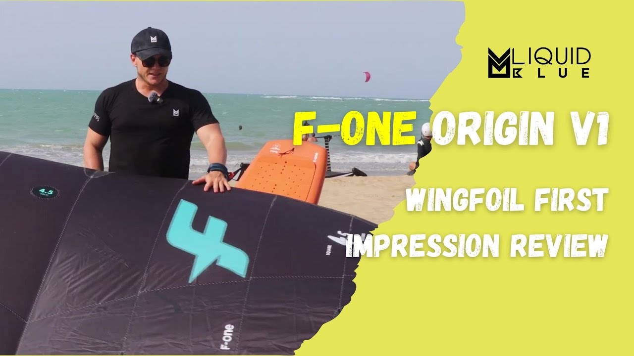 F-ONE Origin V1 Wingfoil First Impression Review with Charles at Liquid Blue Cabarete #wingfoiling