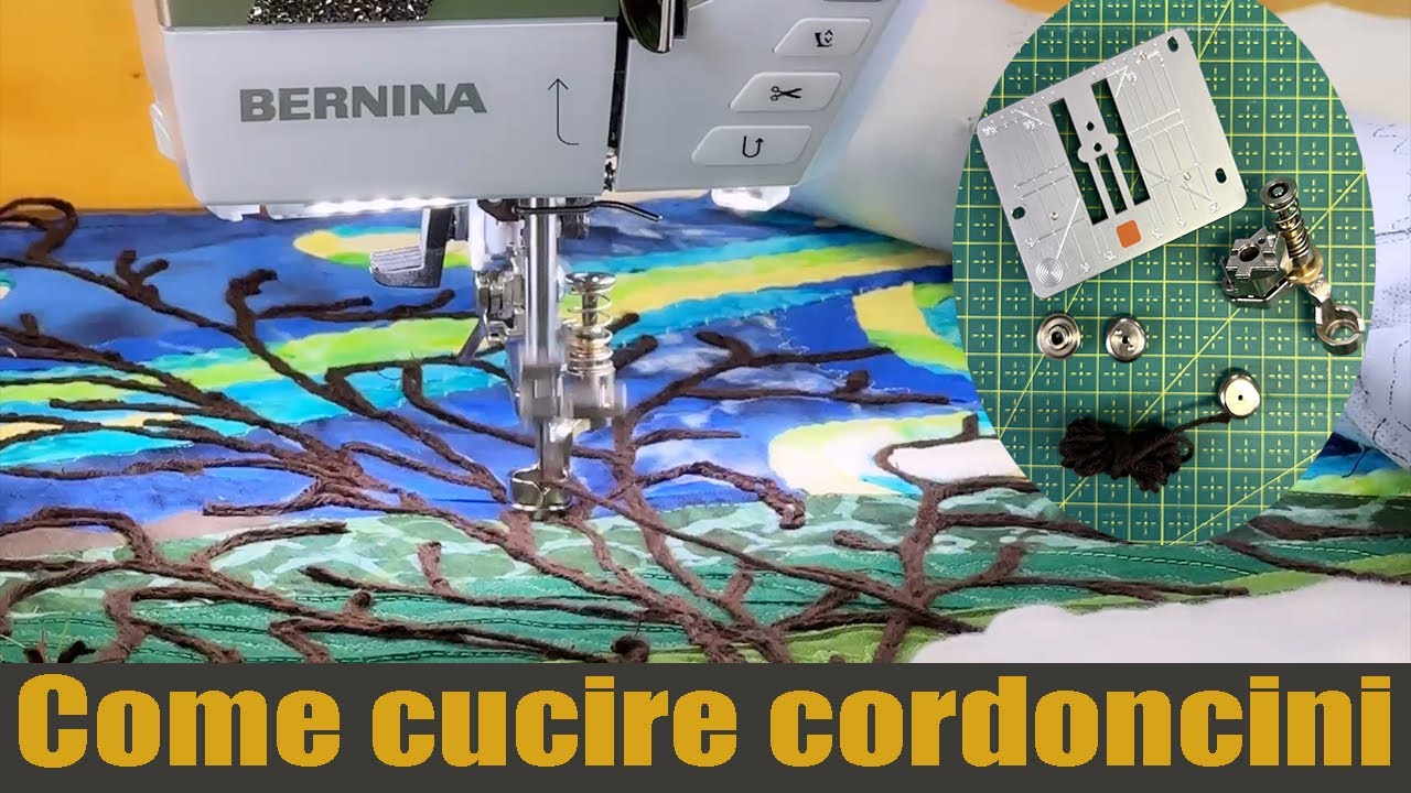 Come applicare dei cordoncini con la macchina da cucire