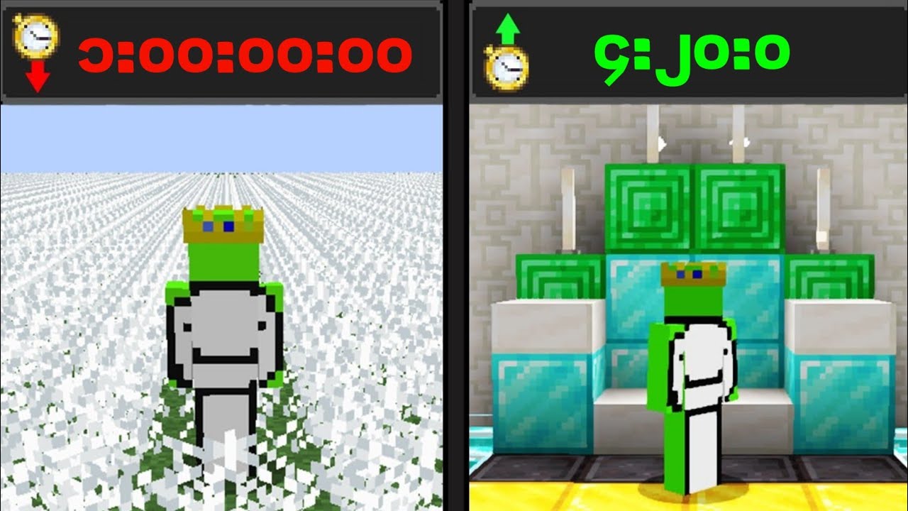 ကျိန်စာသင့် Minecraft speed run ပုံပြင်