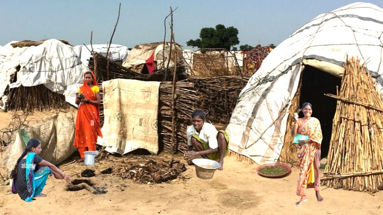 Poor People Life own Their village || The beauty and nature of the village|| Rural Indian PoorPeople