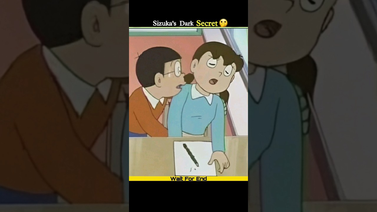 Sizuka's Biggest Dark Secret 🤫 | #doraemon #facts #shorts