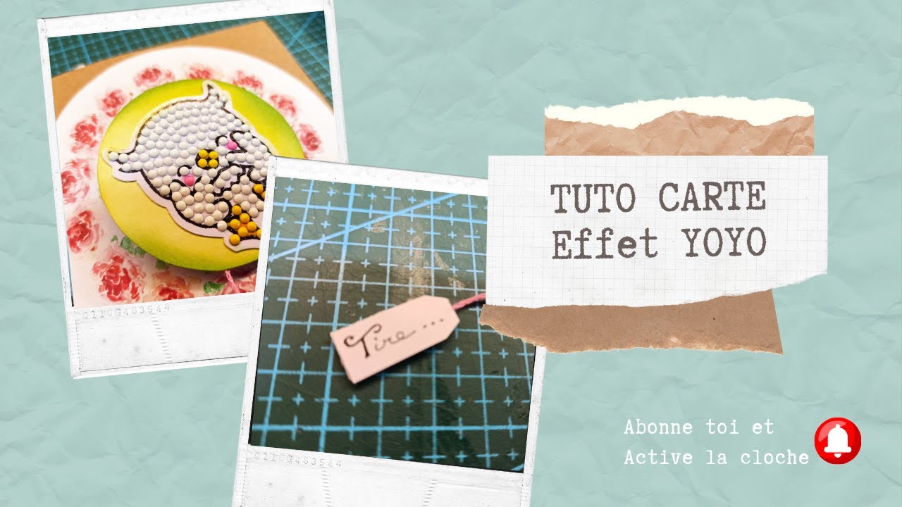 Tuto carte effet yoyo 🪀