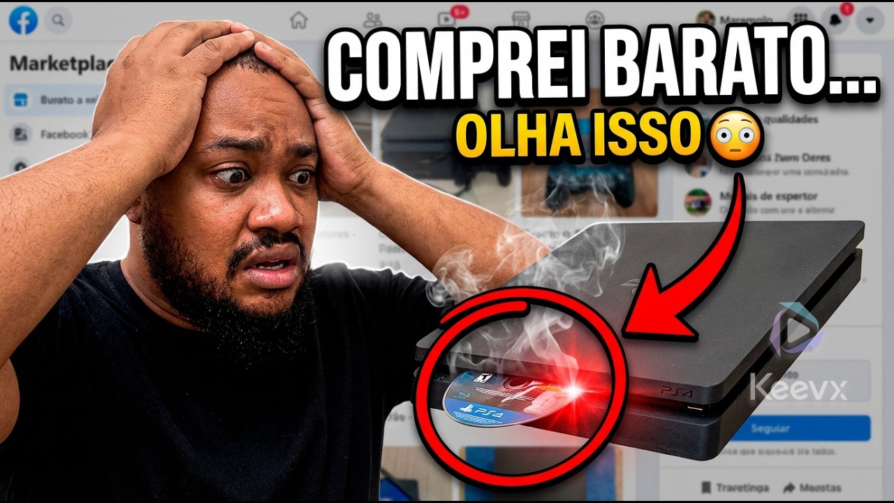 Peguei um PS4 Barato no Facebook… Olha o Que Aconteceu
