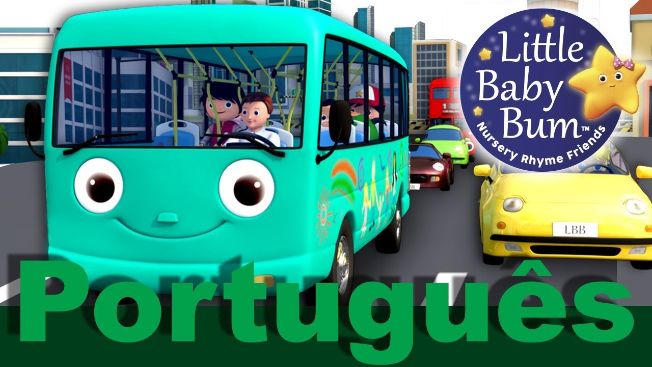 As rodas do ônibus | Versão 10 | Canções infantis | LittleBabyBum
