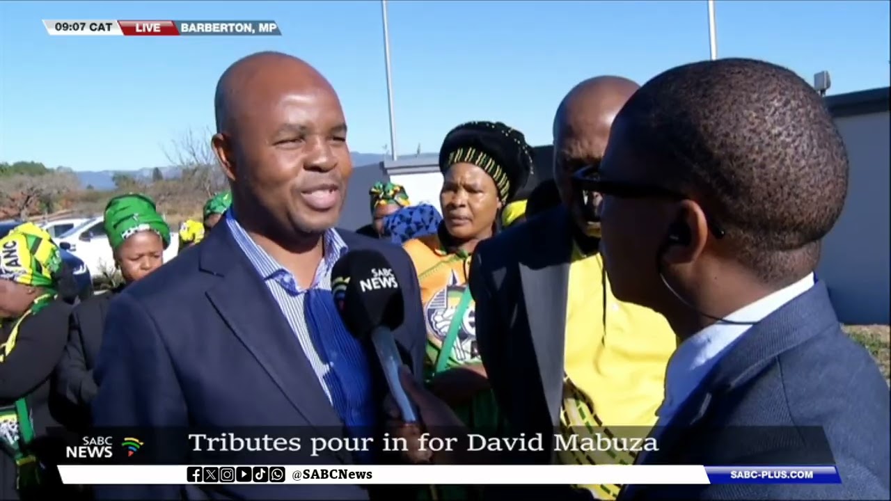 Top ANC leaders arrive in Mpumalanga following the death of David Mabuza