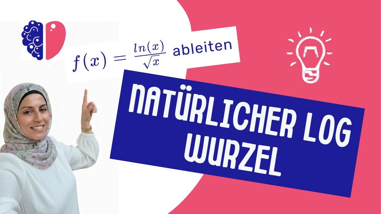 Ableitung von Wurzel und ln (natürlicher Logarithmus) - Produktregel - ableiten einfach erklärt
