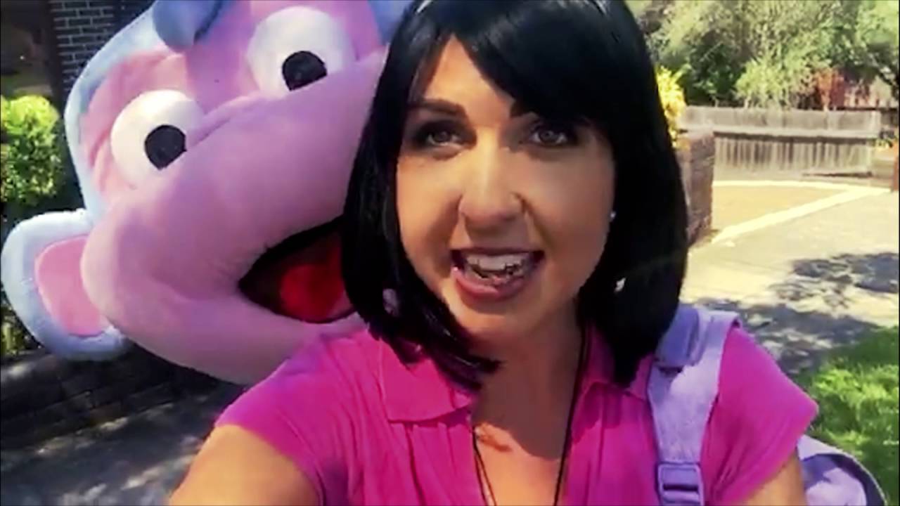 Our kids party entertainers getting ready to party