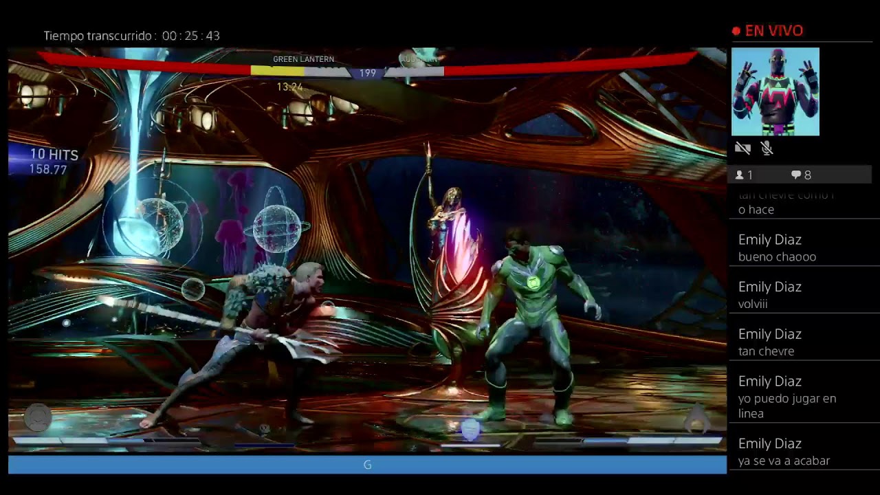 Injustice 2 Transmisión de PS4 en directo de danilodiaz199