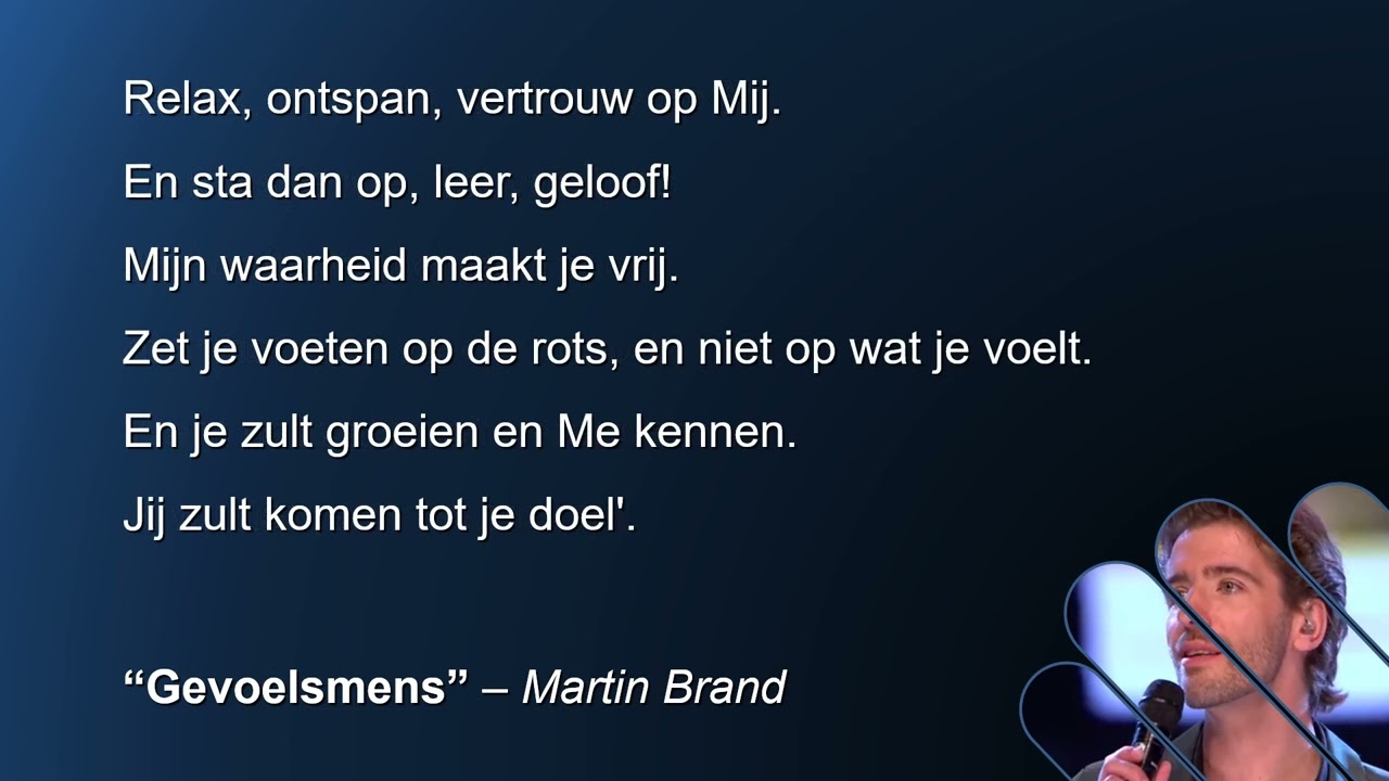 Gevoelsmens Martin Brand
